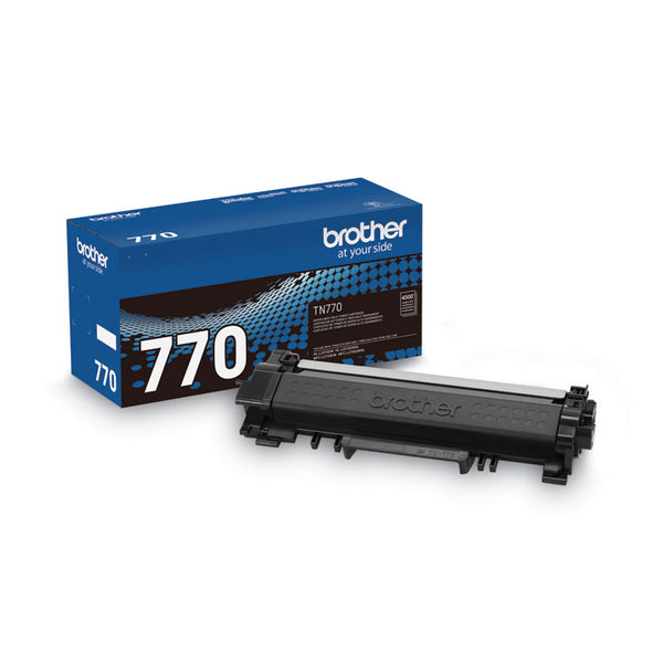 Brother TN770 Super High-Yield Toner, 4,500 Page-Yield, Black (BRTTN770)