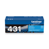 Brother TN431C Toner, 1,800 Page-Yield, Cyan (BRTTN431C)