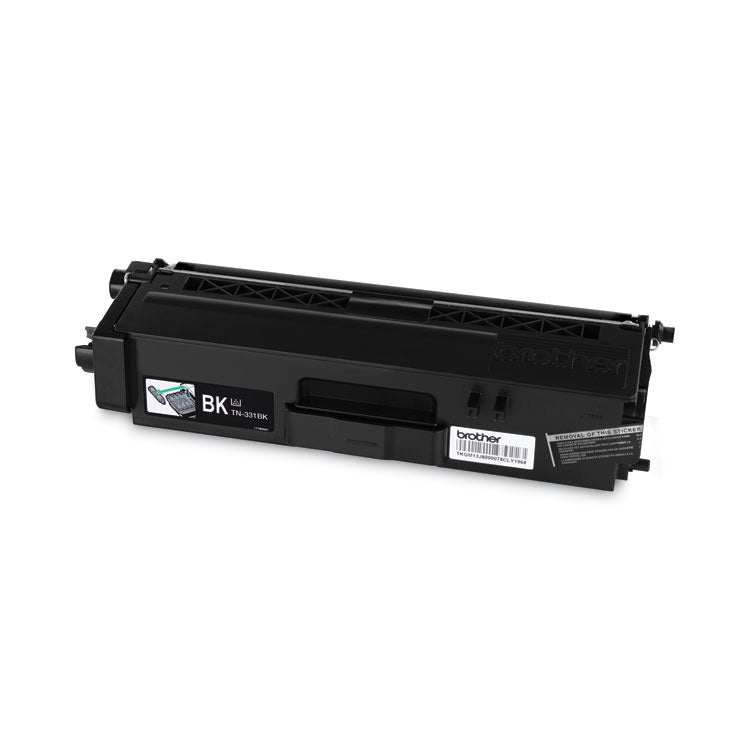 Brother TN331BK Toner, 2,500 Page-Yield, Black (BRTTN331BK)