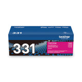 Brother TN331M Toner, 1,500 Page-Yield, Magenta (BRTTN331M)