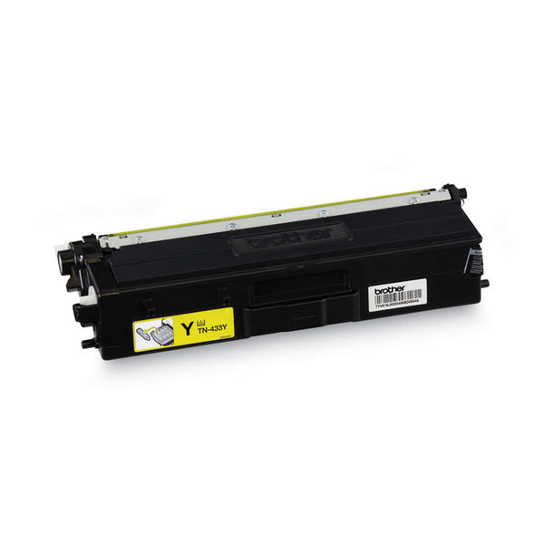 Brother TN433Y High-Yield Toner, 4,000 Page-Yield, Yellow (BRTTN433Y)