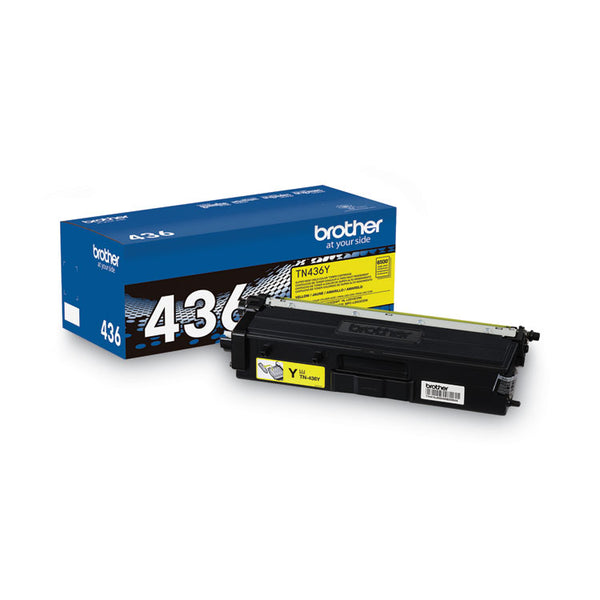 Brother TN436Y Super High-Yield Toner, 6,500 Page-Yield, Yellow (BRTTN436Y)