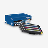 Brother TN2234PK Toner, 1,400/1,300 Page-Yield, Black/Cyan/Magenta/Yellow (BRTTN2234PK) Pack of 4