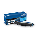 Brother TN223C Toner, 1,300 Page-Yield, Cyan (BRTTN223C)