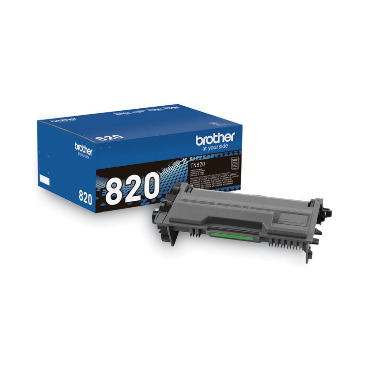 Brother TN820 Toner, 3,000 Page-Yield, Black (BRTTN820)