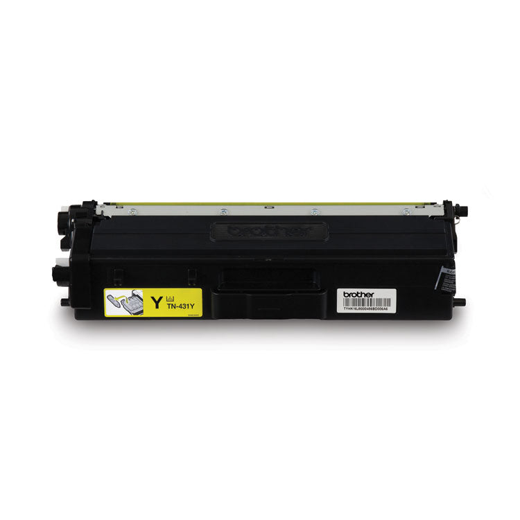 Brother TN431Y Toner, 1,800 Page-Yield, Yellow (BRTTN431Y)