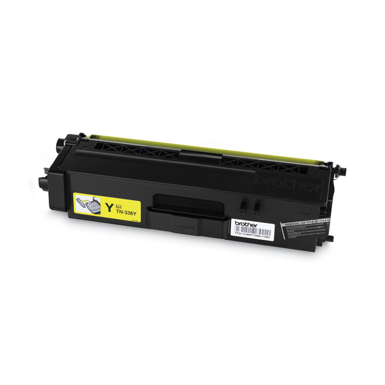 Brother TN336Y High-Yield Toner, 3,500 Page-Yield, Yellow (BRTTN336Y)