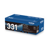 Brother TN331BK Toner, 2,500 Page-Yield, Black (BRTTN331BK)