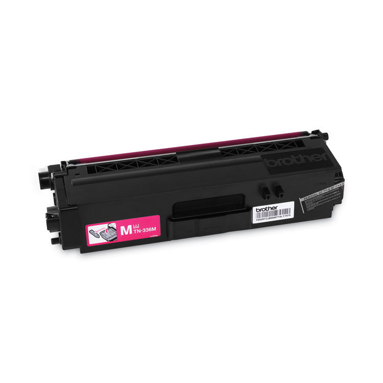 Brother TN336M High-Yield Toner, 3,500 Page-Yield, Magenta (BRTTN336M) Each