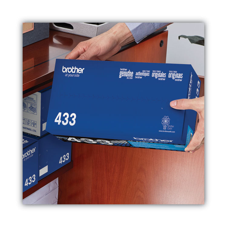 Brother TN433C High-Yield Toner, 4,000 Page-Yield, Cyan (BRTTN433C) Each