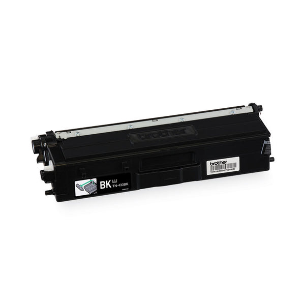 Brother TN433BK High-Yield Toner, 4,500 Page-Yield, Black (BRTTN433BK)