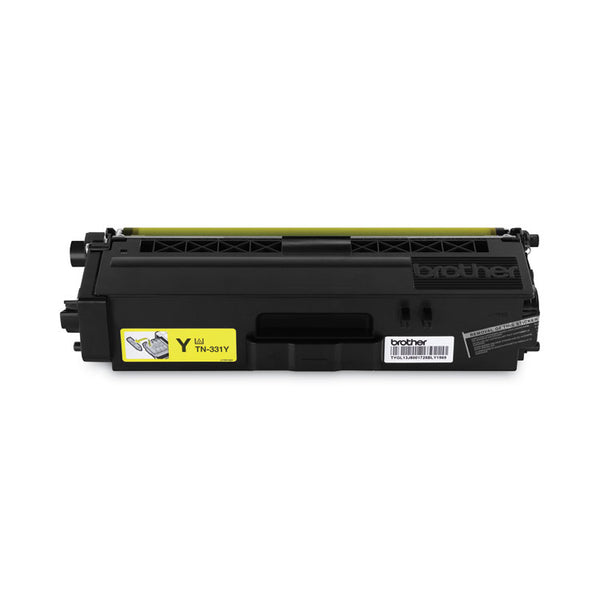 Brother TN331Y Toner, 1,500 Page-Yield, Yellow (BRTTN331Y)