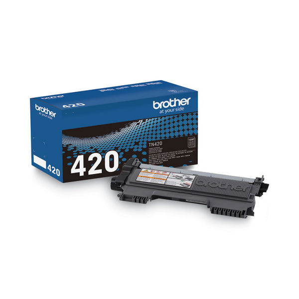 Brother TN420 Toner, 1,200 Page-Yield, Black (BRTTN420)