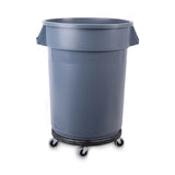 Boardwalk® Refuse Container Utility Dolly, 300 lb Capacity, 18.25" Diameter, Gray (BWKDOLLY) Each