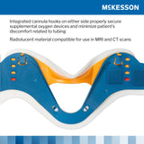 McKesson Rigid Cervical Collar Preformed Adult One Size Fits Most One-Piece / Trachea Opening Adjustable Neck Circumference (1220096_BG) 1/BG