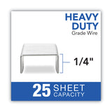 Swingline® S.F. 13 Heavy-Duty Staples, 0.25" Leg, 0.5" Crown, Steel, 1,000/Box (SWI35314)