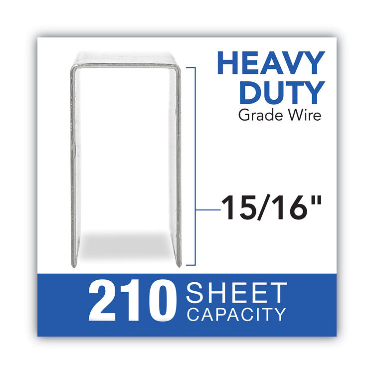 Swingline® S.F. 13 Heavy-Duty Staples, 0.94" Leg, 0.5" Crown, Steel, 1,000/Box (SWI35320) Pack of 1000