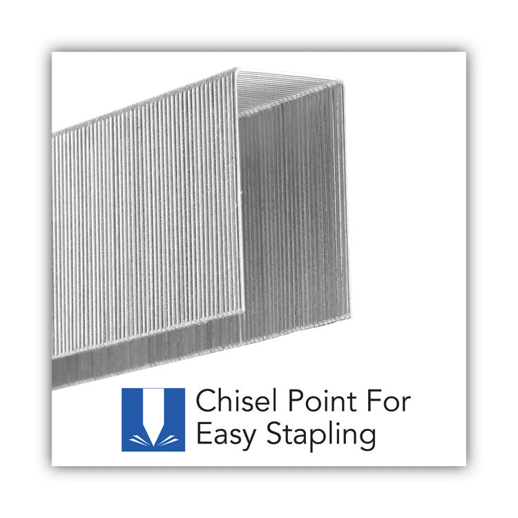 Swingline® S.F. 13 Heavy-Duty Staples, 0.94" Leg, 0.5" Crown, Steel, 1,000/Box (SWI35320) Pack of 1000