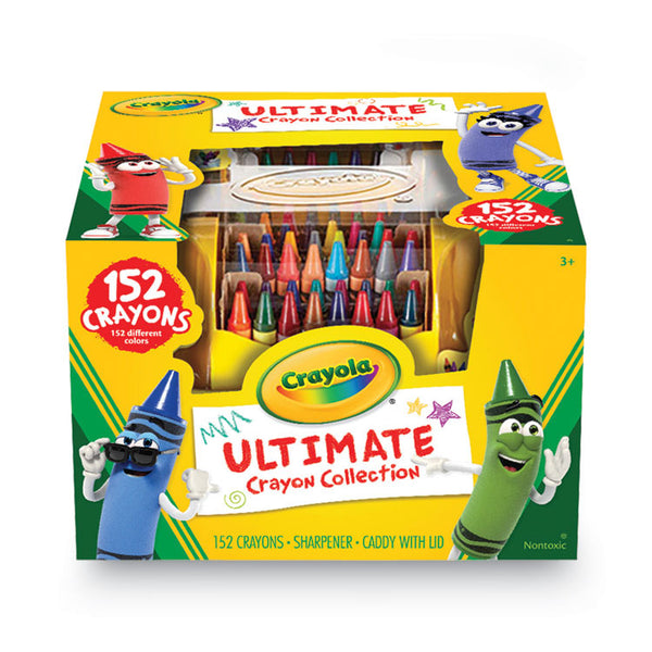 Crayola® Ultimate Crayon Case, Sharpener Caddy, 152 Colors (CYO520030) Set of 152