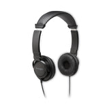 Kensington® Hi-Fi Headphones, 6 ft Cord, Black (KMWK97600WW) Each