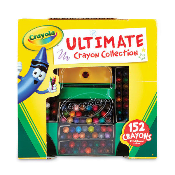 Crayola® Ultimate Crayon Case, Sharpener Caddy, 152 Colors (CYO520030) Set of 152