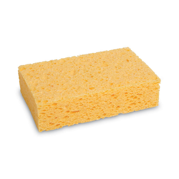 Boardwalk® Medium Cellulose Sponge, 3.67 x 6.08, 1.55" Thick, Yellow, 24/Carton (BWKCS2)