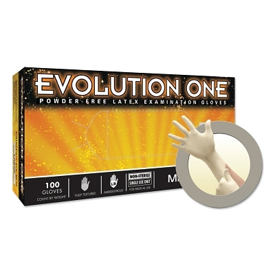Ansell Evolution One EV-2050 Latex Exam Gloves, X-Large, Natural Rubber Latex (748-EV-2050-XL) 100 EA / BX