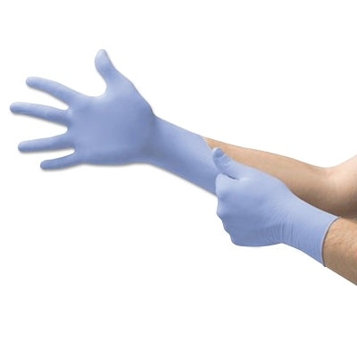Ansell FreeForm SE FFS-700 Nitrile Exam Gloves, Beaded, Small, Blue (748-FFS-700-S) 100 EA / BX