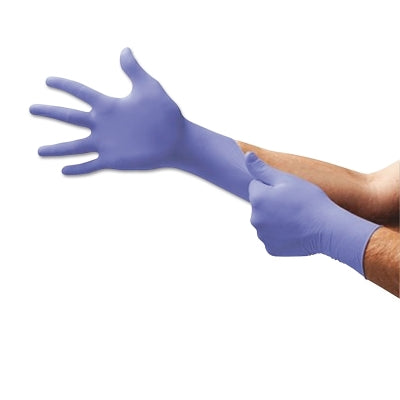 Ansell Supreno® SE SU-690 Disposable Nitrile Gloves, Beaded Cuff, Small, Violet Blue (748-SU-690-S) 100 EA / BX