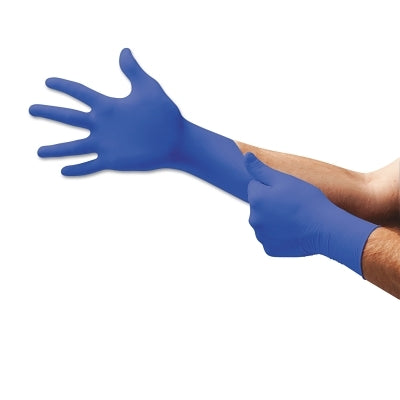 Ansell Ultraform Disposable Gloves, Nitrile, Finger - 8 mm; Palm - 6 mm, Small, Blue (748-UF-524-S) 3000 EA / CA