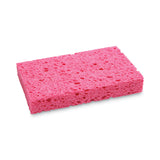 Boardwalk® Small Cellulose Sponge, 3.6 x 6.5, 0.9" Thick, Pink, 2/Pack, 24 Packs/Carton (BWKCS1A) Case of 48