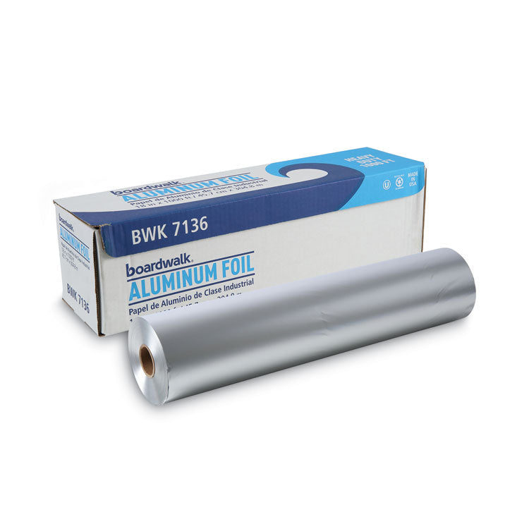 Boardwalk® Heavy-Duty Aluminum Foil Roll, 18" x 1,000 ft (BWK7136) Each