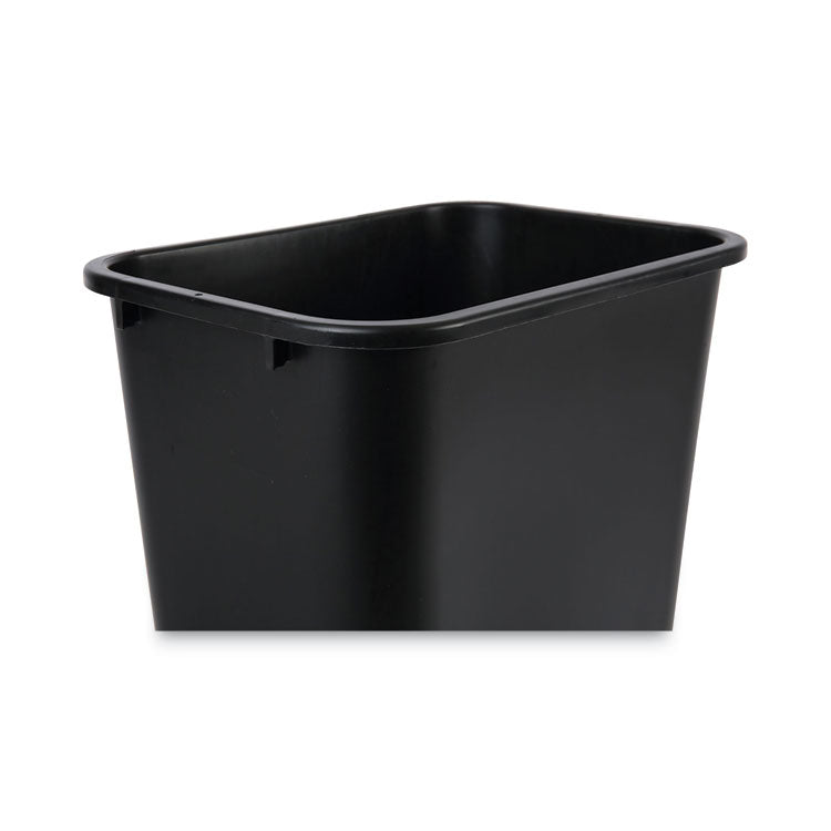 Boardwalk® Soft-Sided Wastebasket, 41 qt, Plastic, Black (BWK41QTWBBLA)