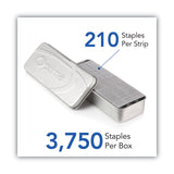Swingline® Optima Staples, 0.25" Leg, 0.5" Crown, Steel, 3,750/Pack (SWI35556) Box of 3750