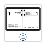 AT-A-GLANCE® Desk Calendar Base for Loose-Leaf Refill, 3 x 3.75, Black (AAGE1900)