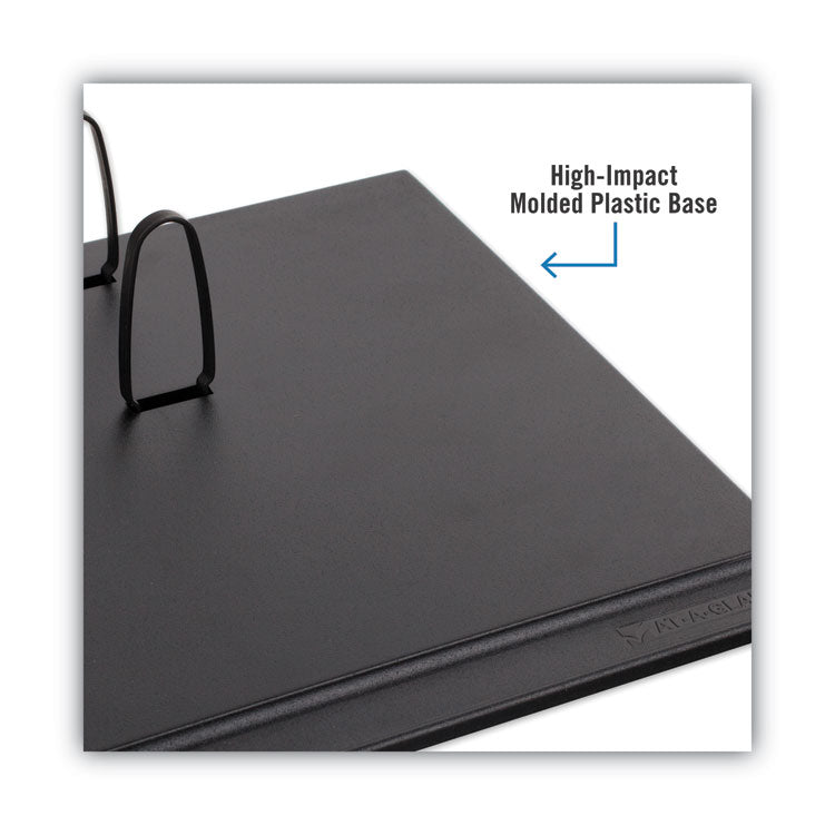 AT-A-GLANCE® Desk Calendar Base for Loose-Leaf Refill, 3.5 x 6, Black (AAGE1700)