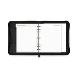 AT-A-GLANCE® Black Leather Planner/Organizer Starter Set, 11 x 8.5, Black Cover, 12-Month (Jan to Dec): Undated (AAG038054005)