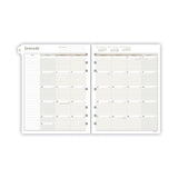 AT-A-GLANCE® 2-Page-Per-Week Planner Refills, 8.5 x 5.5, White Sheets, 12-Month (Jan to Dec): 2025 (AAG481285Y21)