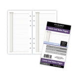 AT-A-GLANCE® Lined Notes Pages for Planners/Organizers, 6.75 x 3.75, White Sheets, Undated (AAG013200)