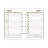 AT-A-GLANCE® 1-Page-Per-Day Planner Refills, 8.5 x 5.5, White Sheets, 12-Month (Jan to Dec): 2024 (AAG48112521)