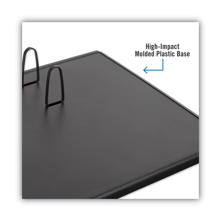 AT-A-GLANCE® Desk Calendar Base for Loose-Leaf Refill, 4.5 x 8, Black (AAGE2100)