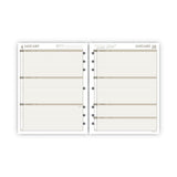 AT-A-GLANCE® 2-Page-Per-Week Planner Refills, 8.5 x 5.5, White Sheets, 12-Month (Jan to Dec): 2025 (AAG481285Y21)