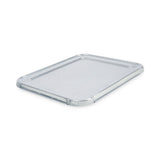 Boardwalk® Aluminum Steam Table Pan Lids, Fits Half-Size Pan, Deep, 10.5 x 12.81 x 0.63, 100/Carton (BWKLIDSTEAMHF)