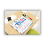 Creativity Street® Dry Erase Student Boards, 12 x 9, Blue/White Surface, 10/Set (CKC988210) Set of 10