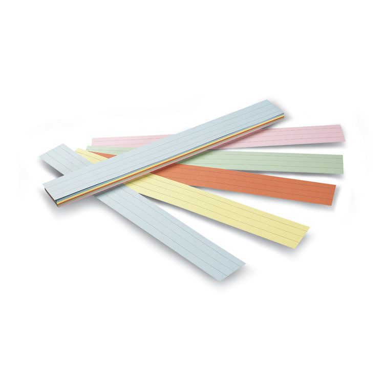 Pacon® Sentence Strips, 24 x 3, Assorted Colors, 100/Pack (PAC5165)