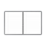 Cambridge® Limited Hardbound Notebook with Pocket, 1-Subject, Wide/Legal Rule, Black Cover, (96) 11 x 8.5 Sheets (MEA06100) Each