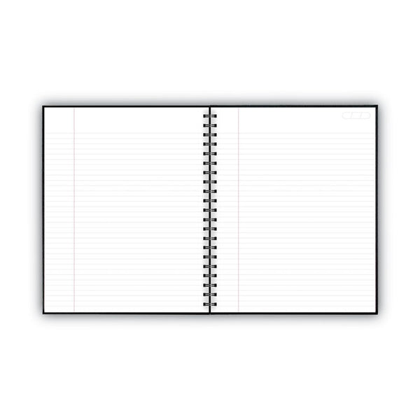 Cambridge® Limited Hardbound Notebook with Pocket, 1-Subject, Wide/Legal Rule, Black Cover, (96) 11 x 8.5 Sheets (MEA06100) Each