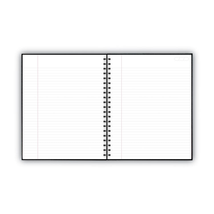 Cambridge® Limited Hardbound Notebook with Pocket, 1-Subject, Wide/Legal Rule, Black Cover, (96) 11 x 8.5 Sheets (MEA06100) Each