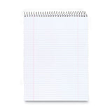 Cambridge® Stiff-Back Wire Bound Notepad, Medium/College Rule, Navy Cover, 70 White 8.5 x 11.5 Sheets (MEA59882)