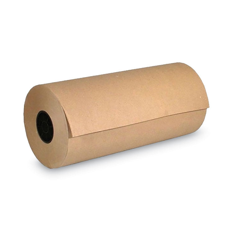 Universal® High-Volume Mediumweight Wrapping Paper Roll, 40 lb Wrapping Weight Stock, 24" x 900 ft, Brown (UNV1300022)